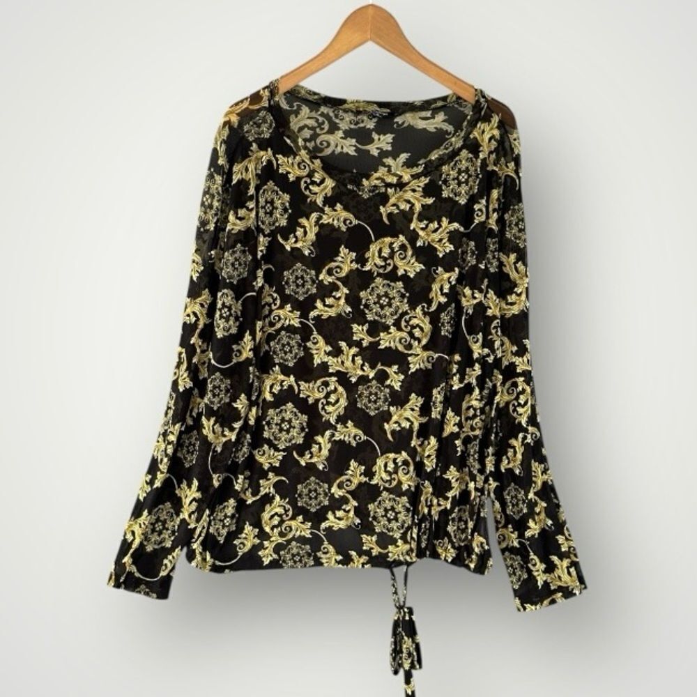 5 for $40 Ups & Down Top Blouse Shirt Size 3X